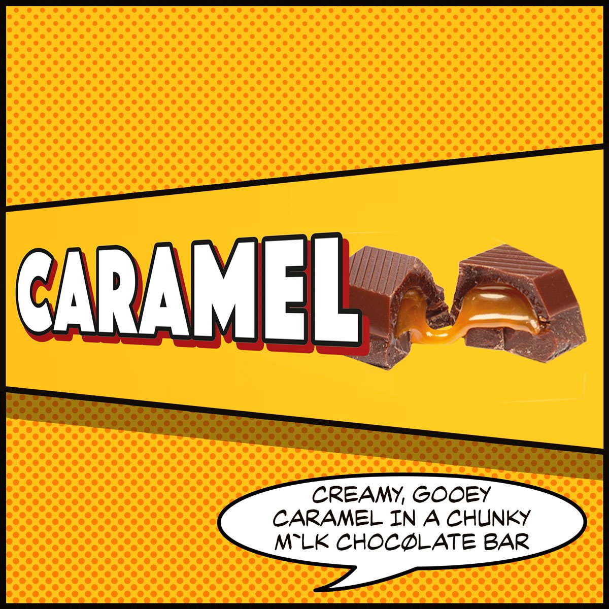 vegan caramel filled vegan chocolate candy bar