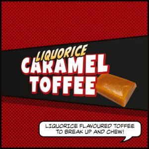 vegan liquorice toffee candy bar
