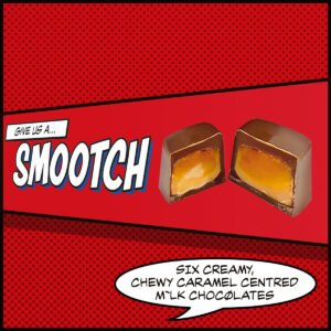 vegan caramel toffee in vegan chocolate