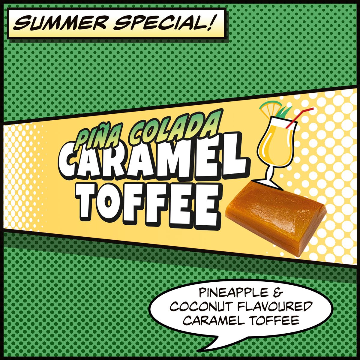 pina colada toffee bar